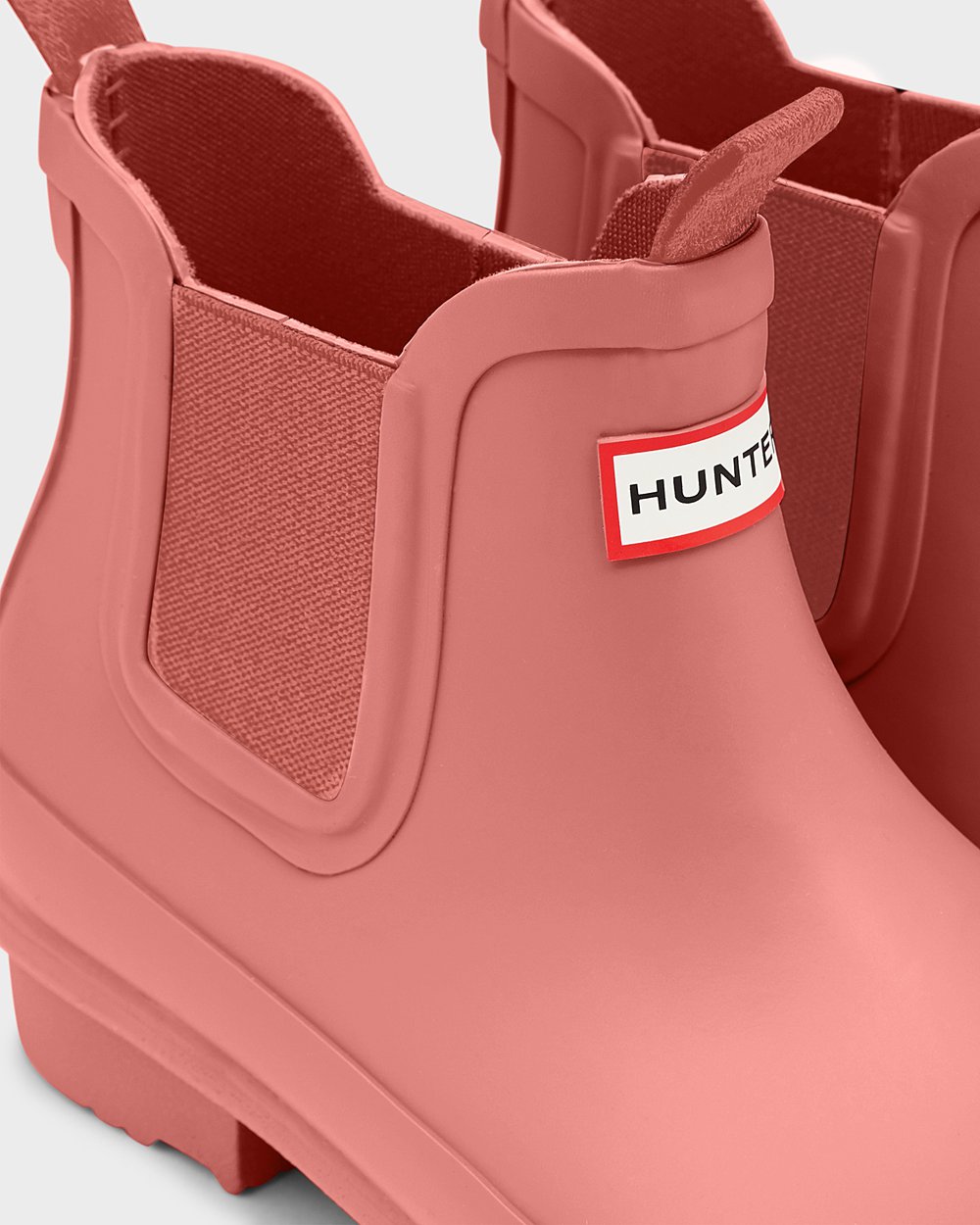 Kids Hunter Original Big - Chelsea Boots Pink - 0947-NTZJW